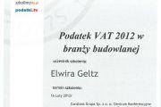2012-02-16 Szkolenie Podatek VAT 2012 w branży budowlanej
